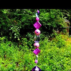 Purple & Pink Crystal Sun-Catcher